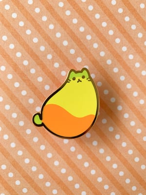 Mango Cat Enamel Pin