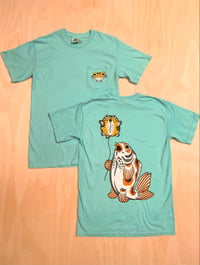  Goldfish and Pal Pocket Tee - Mint