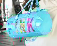 P I N K Duffle/Spinnanight/Gym Bag SKY BLUE
