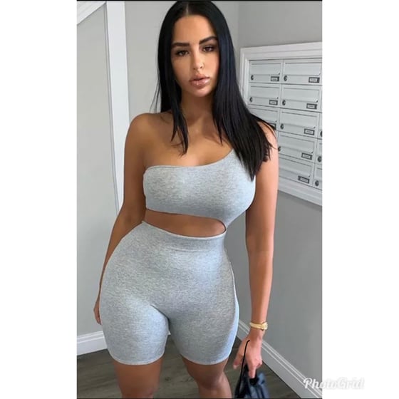 Image of Dolly Grey Romper 