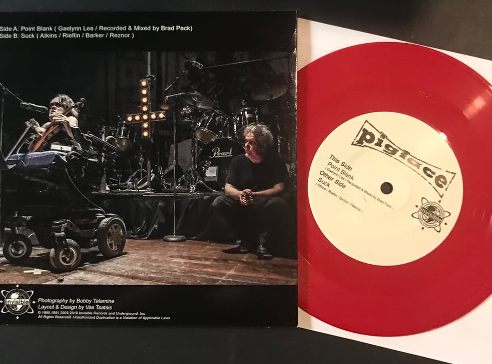 Image of Red Gaelynn Lea "Point Blank"/ Trent Reznor "Suck" 7" 