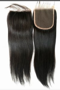 Image 1 of Closures  Straight,  Body wave , Loose Deep Wave, Deep Wave