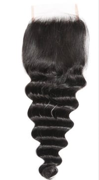 Image 3 of Closures  Straight,  Body wave , Loose Deep Wave, Deep Wave
