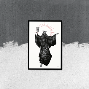 Image of "Queen of Cups", 13"x19" Print