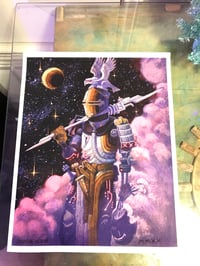 Image 1 of 16 x 20 Æther knight fine art print