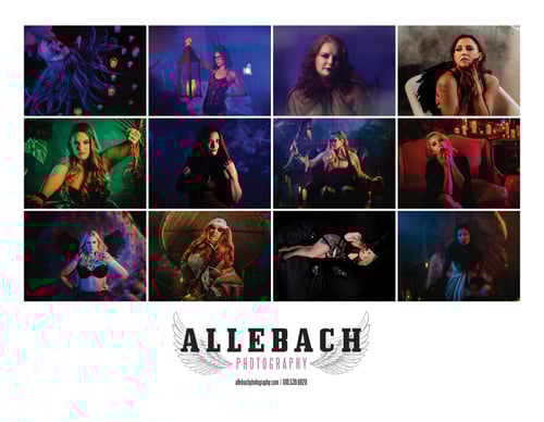 Image of 2021 HalloQueen Calendar: 13 Months of Boudoir