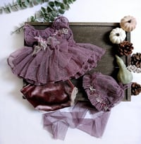 Image 1 of Newborn Photoshoot set - Elise - | dark purple