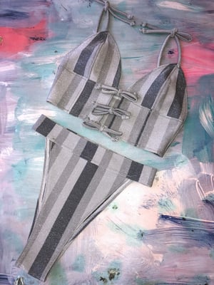 Image of Silver Stripe Set