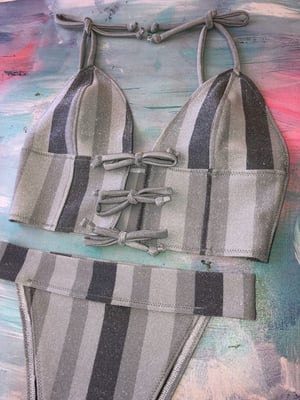 Image of Silver Stripe Set
