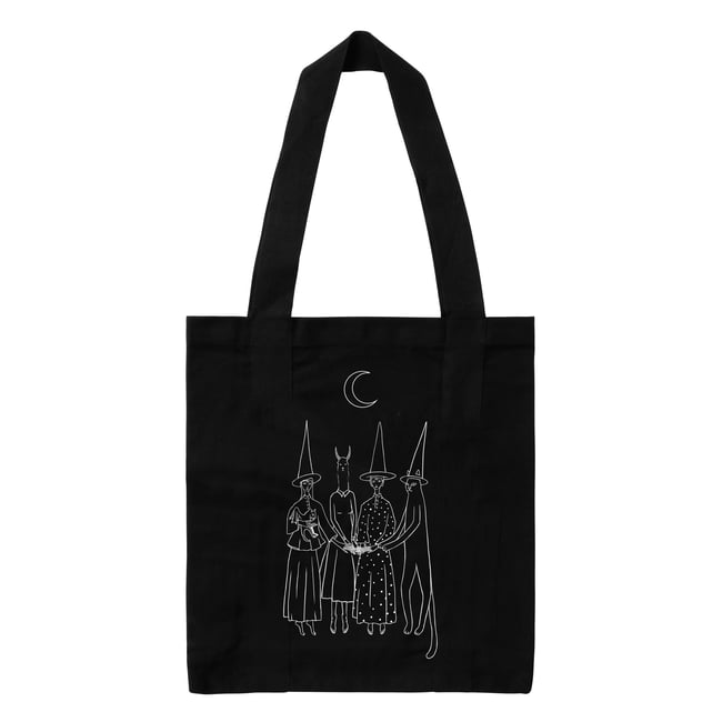 Tote Bag negra Brujas