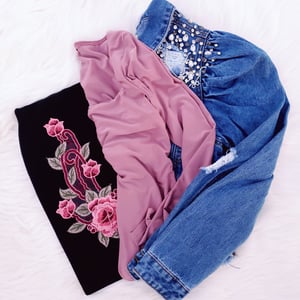 Image of Relax Bodysuit (mauve/rust)