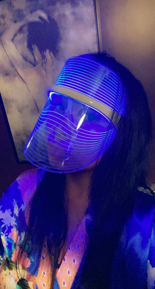 Image of 3 LED FACIAL THERAPY SHIELD/MASK