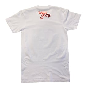 Image of Ghost Tee in White/Reflective Red