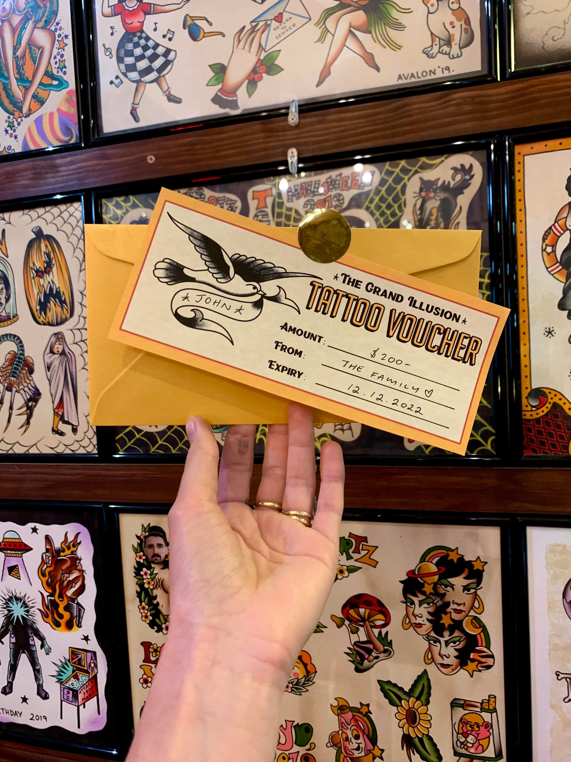 TGI Voucher The Grand Illusion Tattoo TGI Voucher The Grand Illusion Tattoo