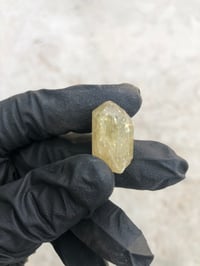 Image 3 of YELLOW APATITE NATURALLY POLISHED STONE - MEXICO 