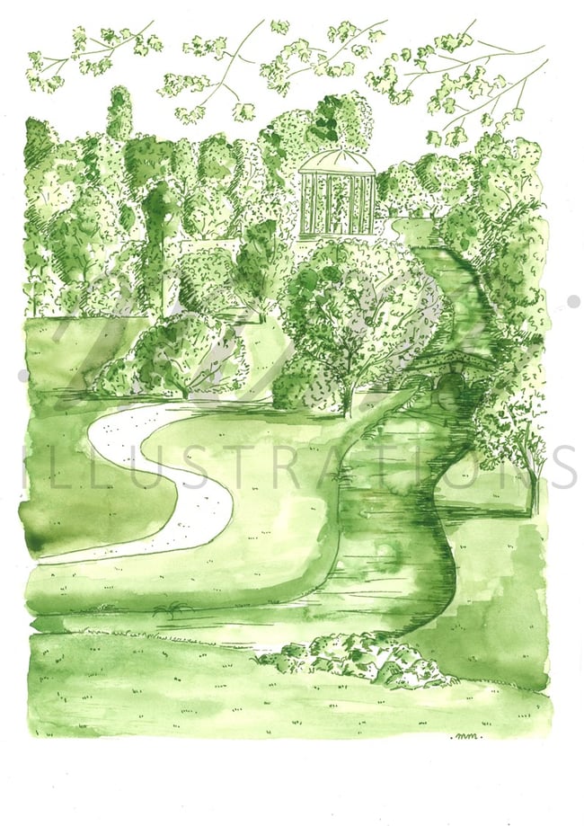 Jardin Anglais | MM Illustrations