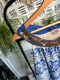 Image 2 of bronze appliqué neckline