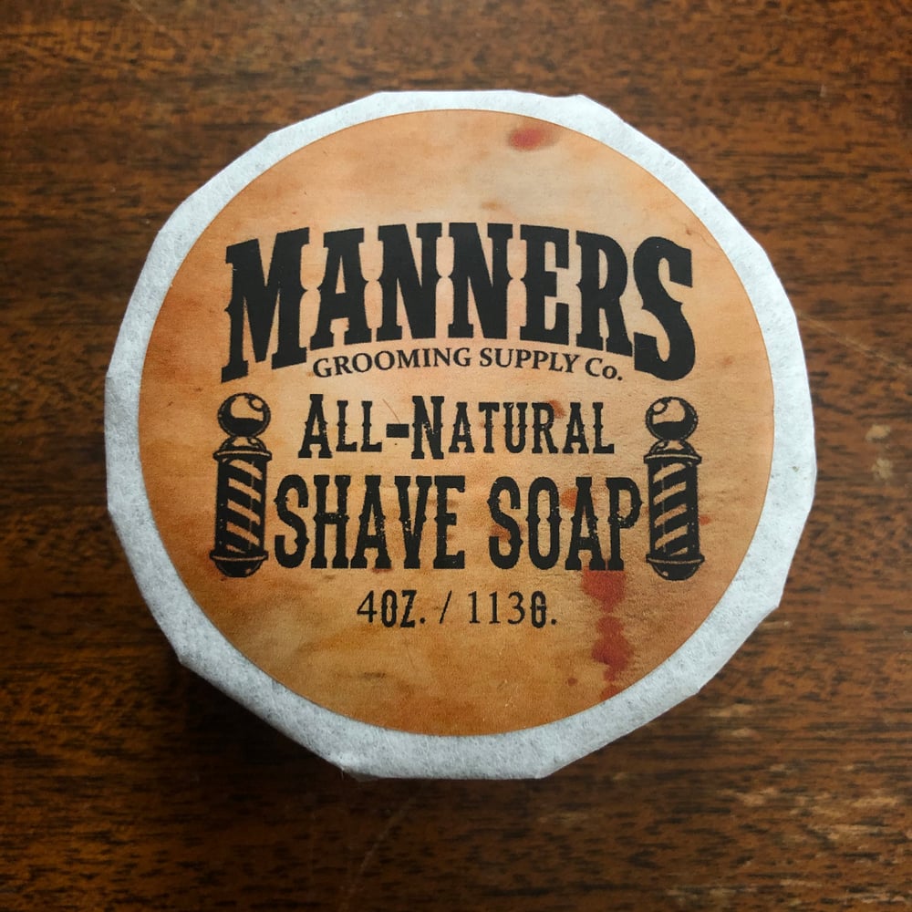 Image of SHAVING SET: Chrome Safety Razor, 4oz Shave Soap, Omega Shave Brush & 5pk of Blades