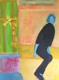 Seated Blue Girl