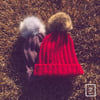 Pom Pom Ribbed Beanie