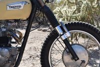 Vintage Triumph Desert Sled Fork Brace