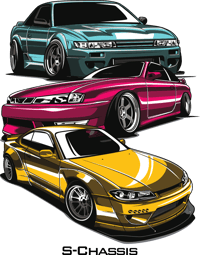 Image 4 of S-chassis S13, S14, S15 T-shirt