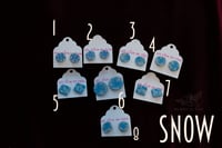 snowflake studs