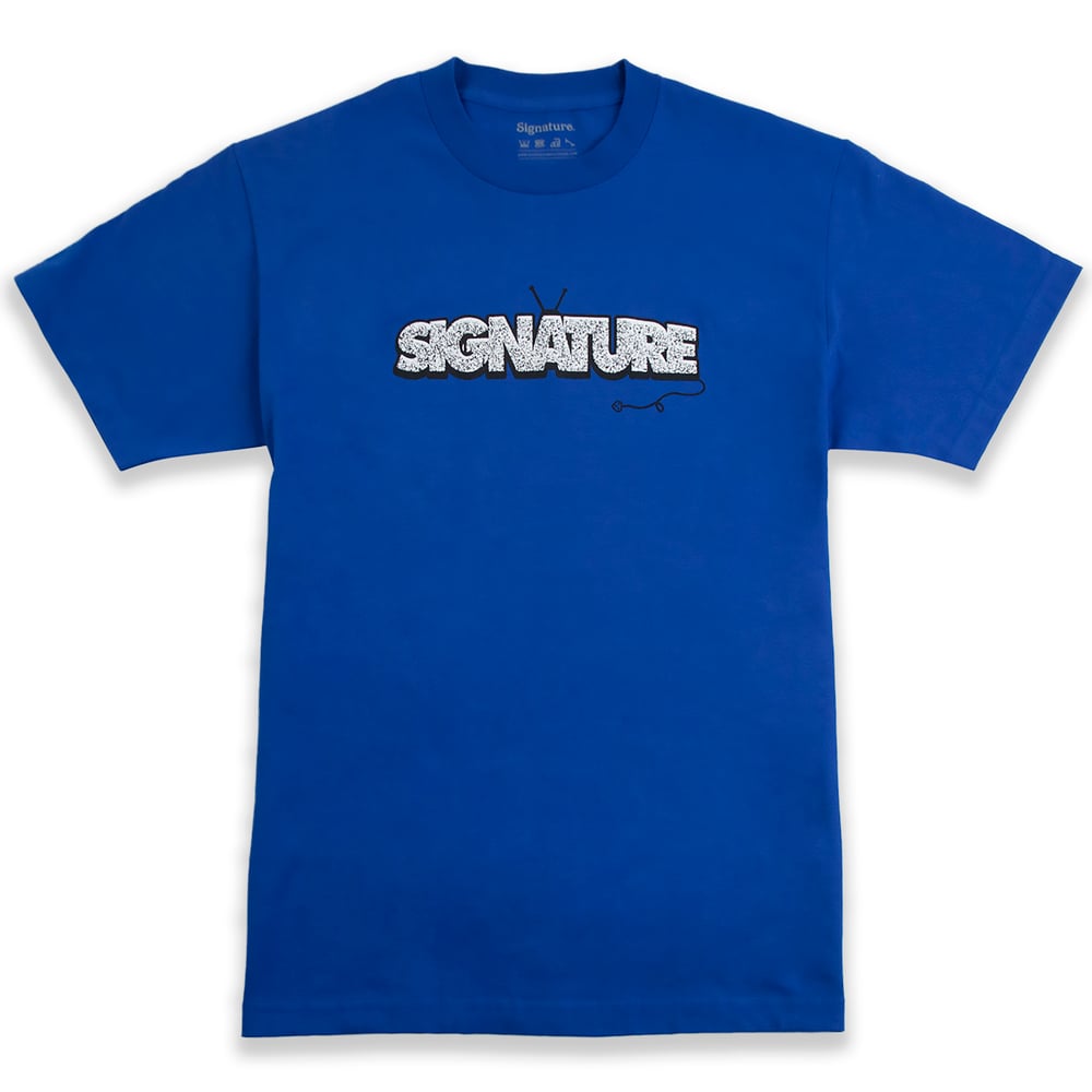 Image of UNPLUGGED T SHIRT - ROYAL BLUE