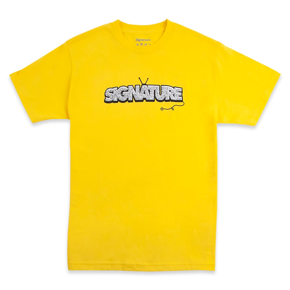 Image of UNPLUGGED T SHIRT - YELLOW