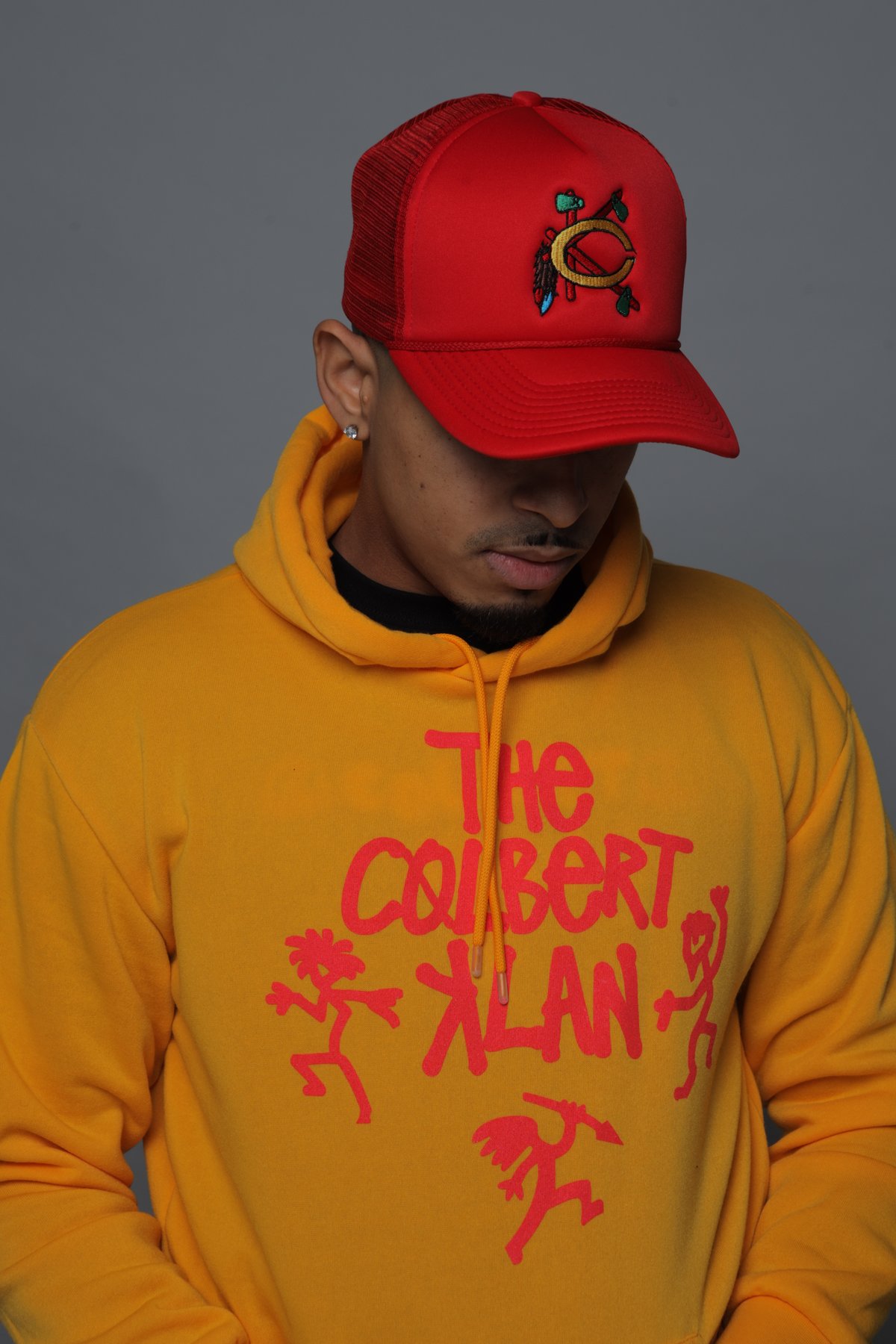 Image of Golden yellow Colbert Klan Hoodie