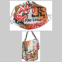 Image 1 of Fashion Graffiti Handbag/Mask