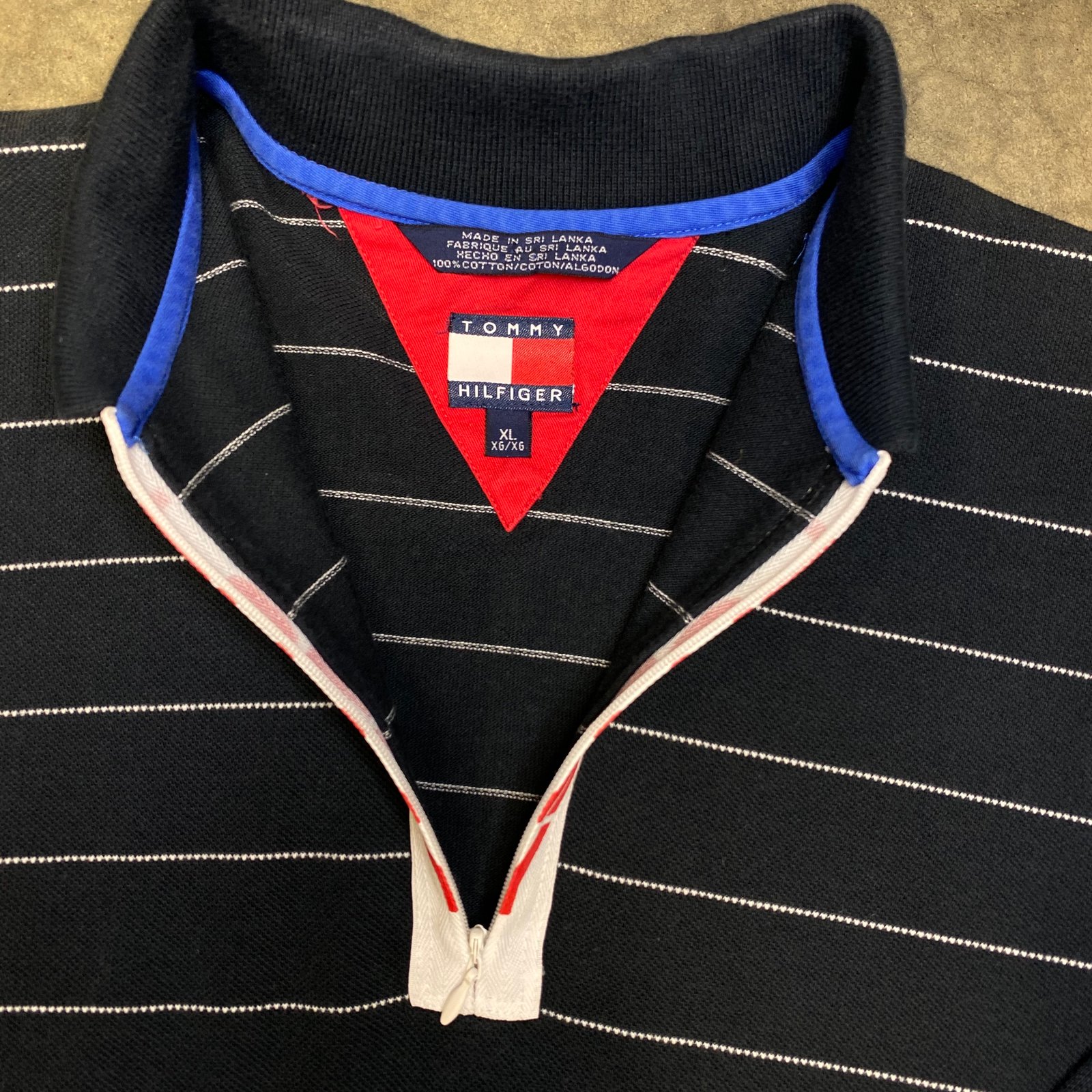 vintage tommy hilfiger quarter zip