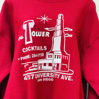 Red/White Tower Crew Neck Sweatshirt