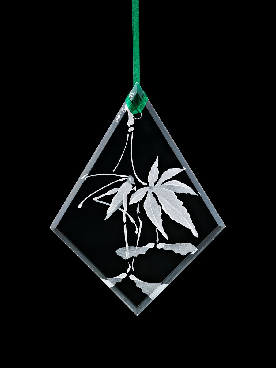 Kathy Barnard Studio — Japanese Maple Leaf with Cricket Pendants