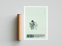 Image 2 of KANEDA  - AKIRA ANIME POSTER, CYBERPUNK MOVIE POSTER