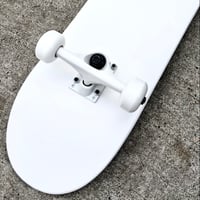 Image 1 of All White Complete Skateboard