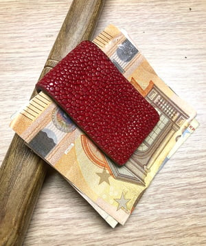 Image of Red Stingray Magnetic Money Clip