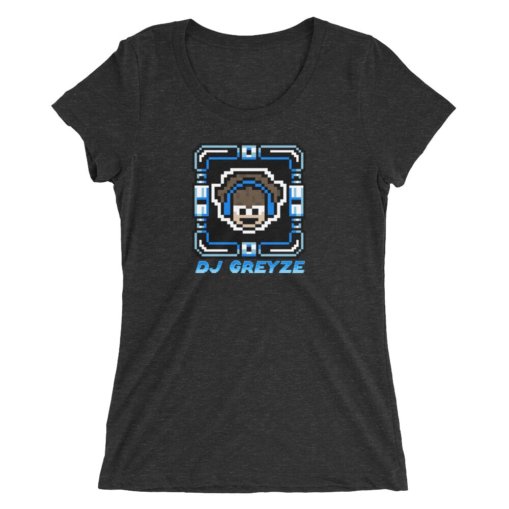 DJ Greyze Women's Tee (Mega Man Logo)