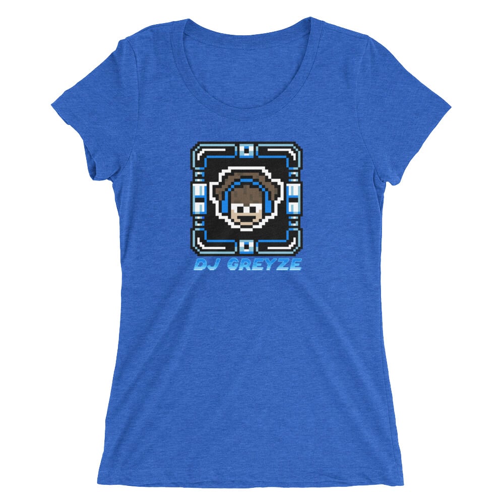 DJ Greyze Women's Tee (Mega Man Logo)