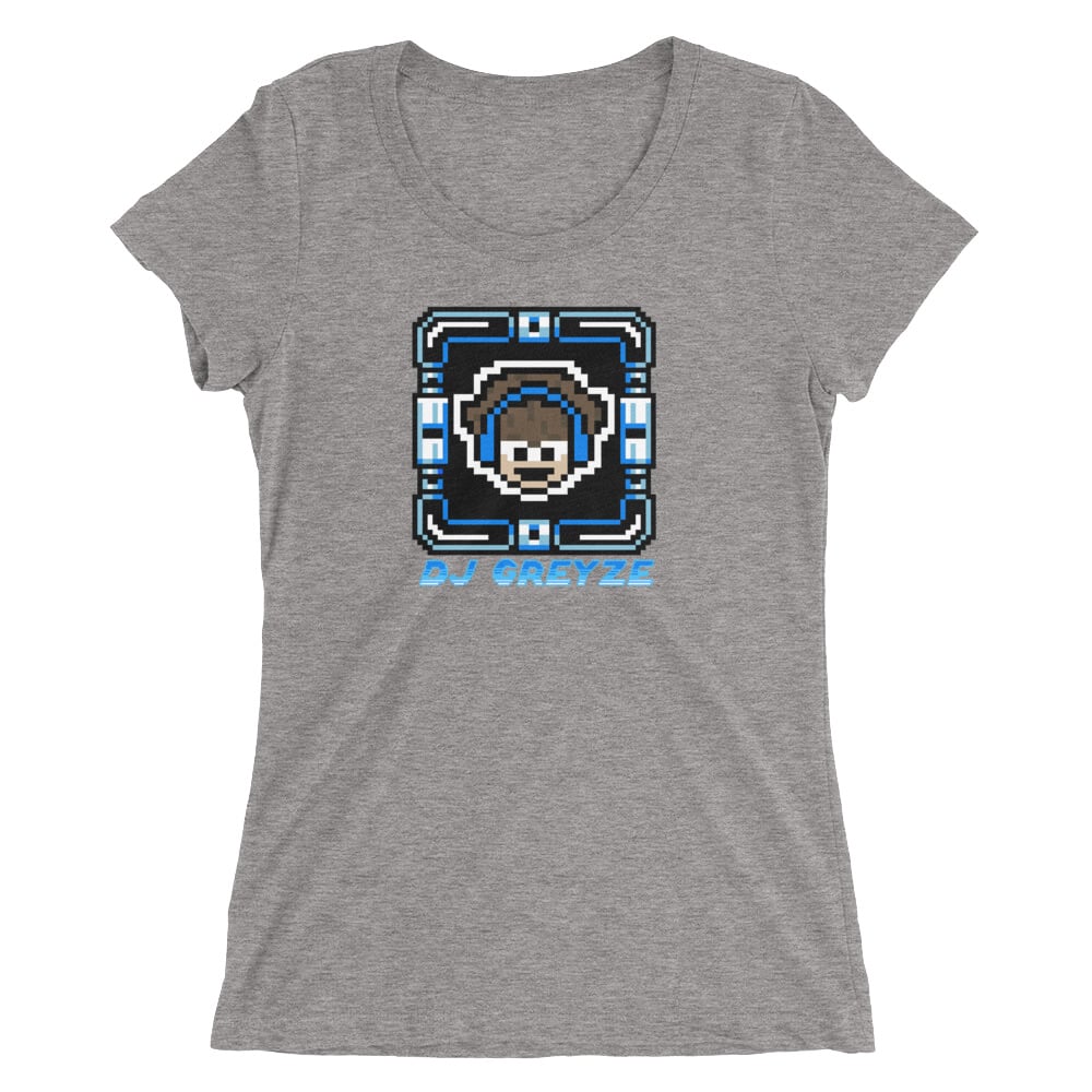 DJ Greyze Women's Tee (Mega Man Logo)