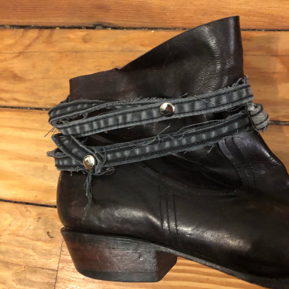 Image of Denim boot strap
