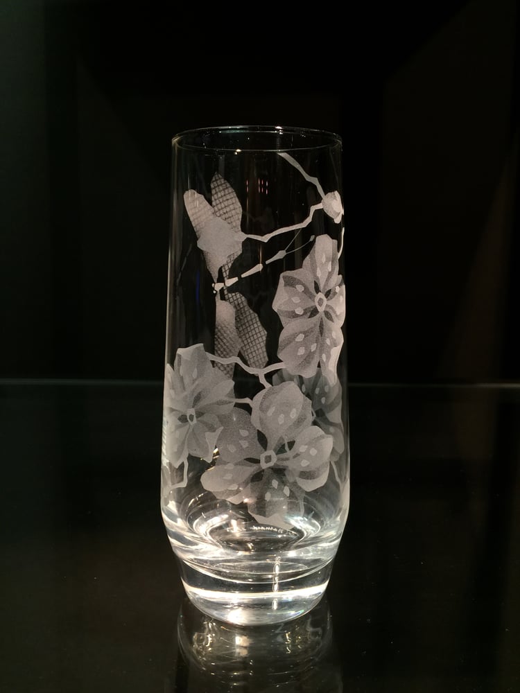 Image of Cherry Blossoms Stemless Champagne Glasses