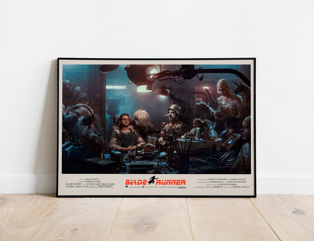 Blade Runner 1982 - J. F. Sebastian Toys, Cyberpunk Movie Poster