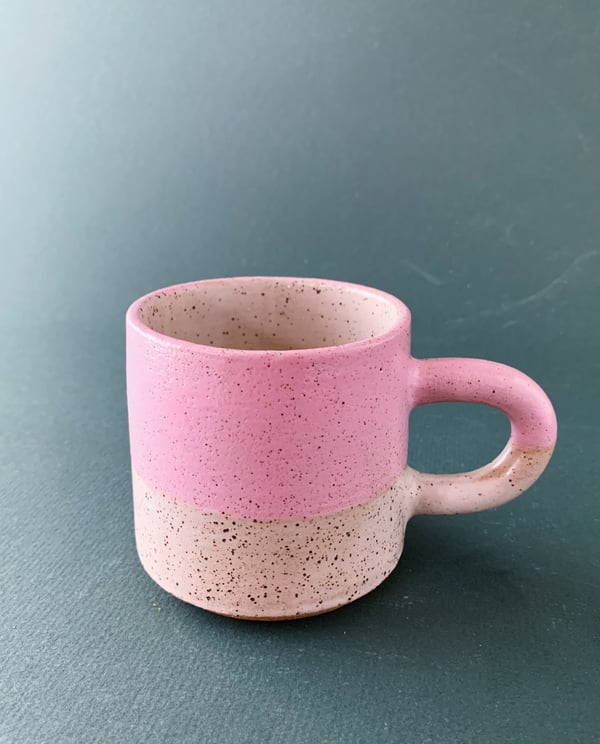 Image of Pink/white mug