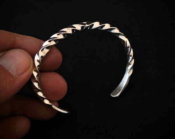 Image of BackTwisted Silver Stacker