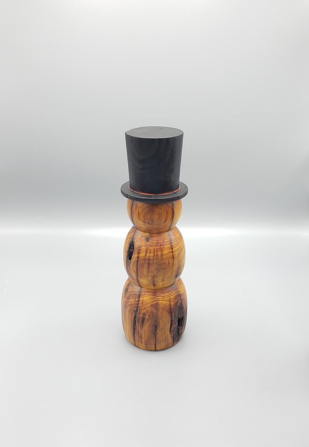 Image of Hedge Log Snowman #2