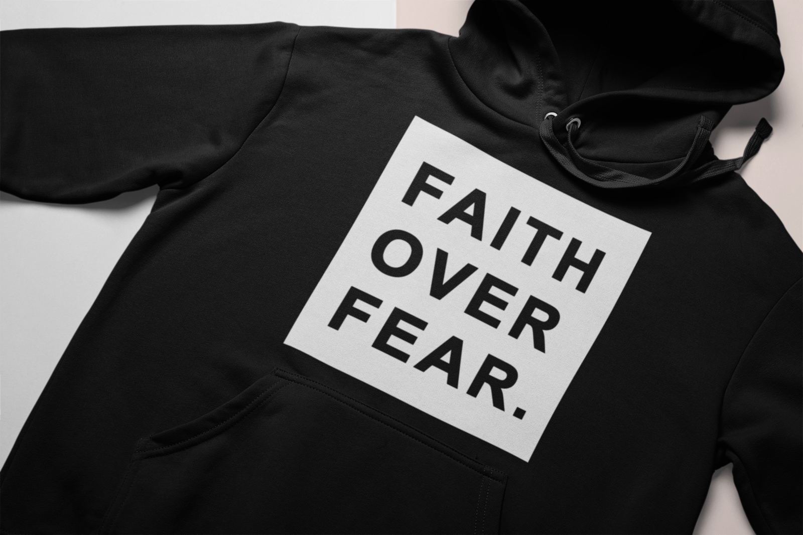 faith over fear hoodie