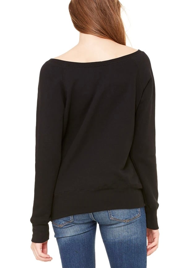 GLITTER Pretty Paws Off Shoulder Sweater