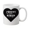 Creepy Pinup Heart 11oz. Mugs
