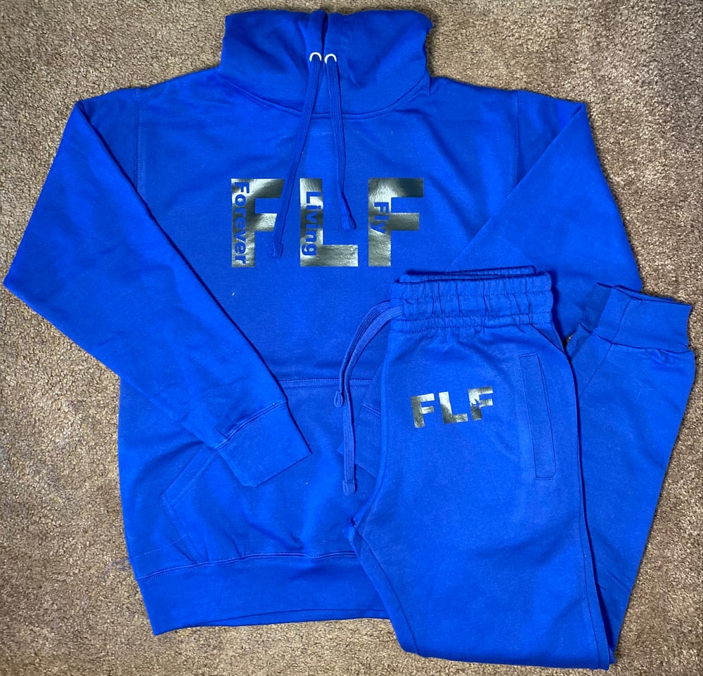 Royal blue best sale polo sweat suit